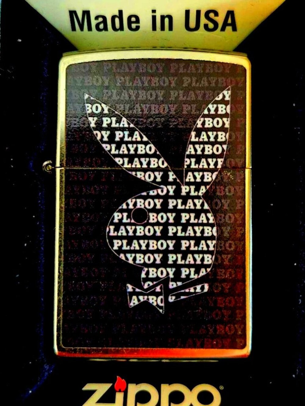 Share Playboy 2021 Playboy Bunny Logo Zippo Lighter